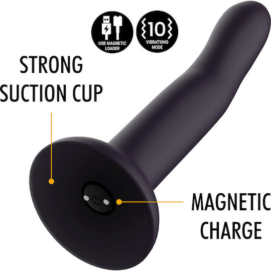 Mythology Duman Mystic Vibrator G-Spot with Remote Control 20cm Black