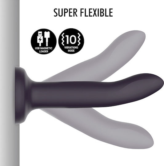Mythology Duman Mystic Vibrator G-Spot with Remote Control 20cm Black