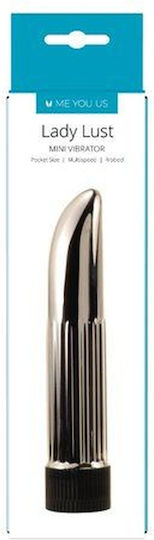 Me You Us Lady Lust Mini Δονητής Mini Vibrator 11cm Silver