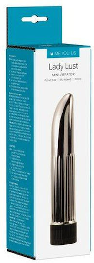 Me You Us Lady Lust Mini Δονητής Mini Vibrator 11cm Silver