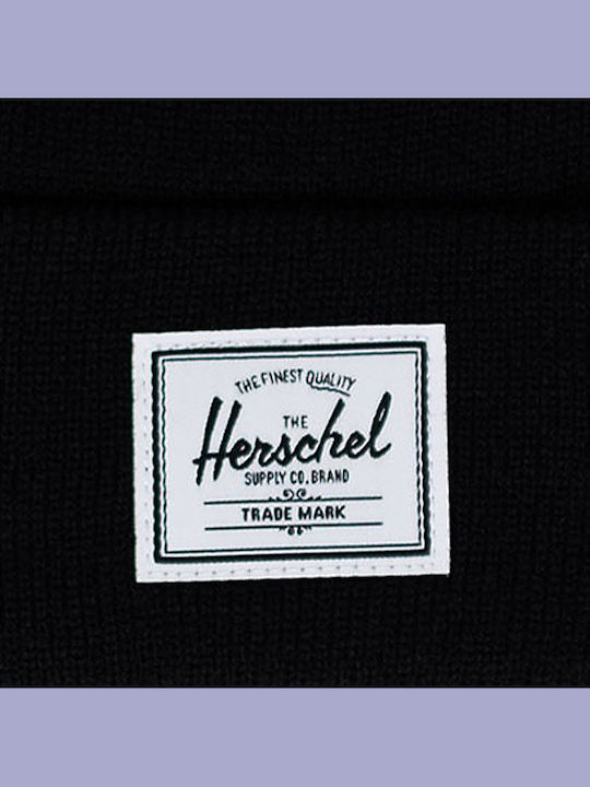 Herschel Elmer Shallow Beanie Beanie Knitted in Black color