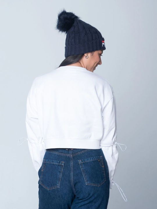 Pom Pom Beanie Ανδρικός Σκούφος Πλεκτός σε Navy Μπλε χρώμα