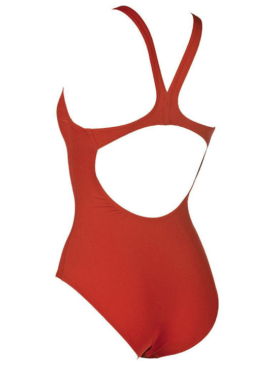 Solid Swim Pro Sportlicher Badeanzug Rot