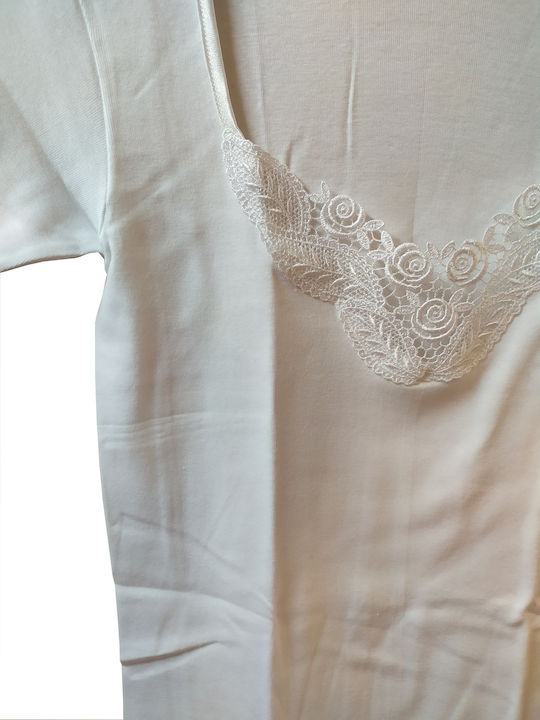 Women's Short Sleeve Cotton T-Shirt White
