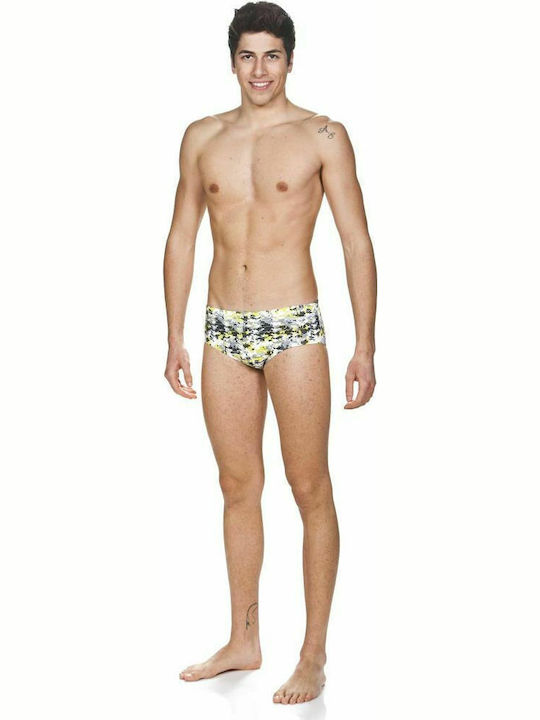 Costum De Baie Bărbați Slip Multicolor Camo