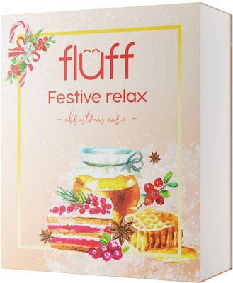 Fluff Festive Relax Skin Care Set for Moisturizing & Cleaning Body Cleaning with Bubble Bath & Body Cream