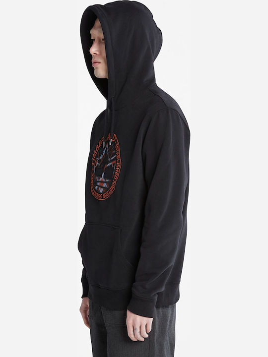Sweatshirt mit Kapuze Schwarz