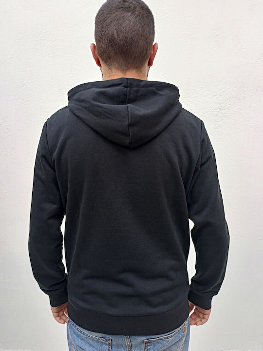 Jack & Jones Men's Sweatshirt with Hood Black