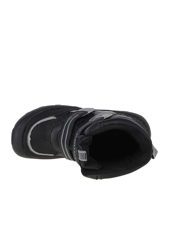 Blackpool Tex Kinder-Schneestiefeletten mit Klettverschluss Schwarz
