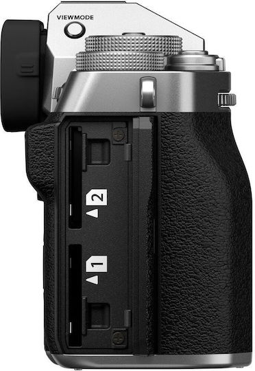 Fujifilm X-T5 Mirrorless Cameră Kit (XF 16-80mm F4 R OIS WR) Argintie