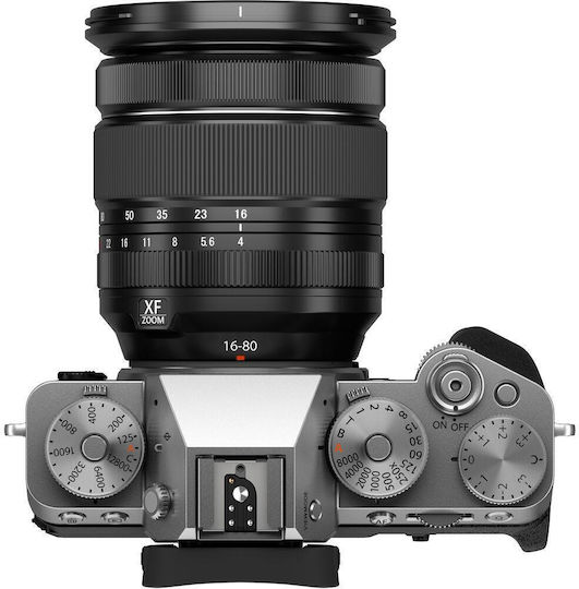 Fujifilm X-T5 Mirrorless Cameră Kit (XF 16-80mm F4 R OIS WR) Argintie