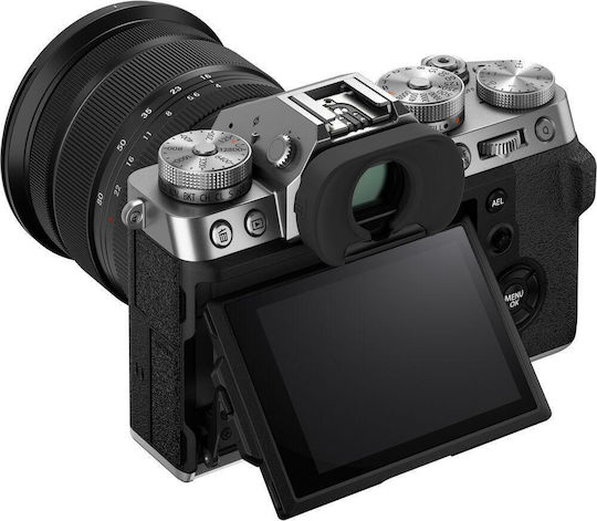 Fujifilm X-T5 Mirrorless Cameră Kit (XF 16-80mm F4 R OIS WR) Argintie