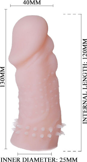 Baile Wolftooth Sleeve Προέκταση Πέους Flesh 13cm