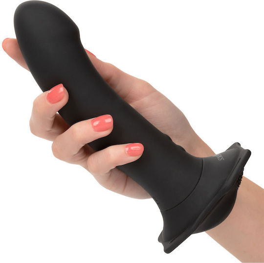 Calexotics Her Royal Gurtzeug mit Dildo 16.5cm und Vibration in Schwarz Farbe