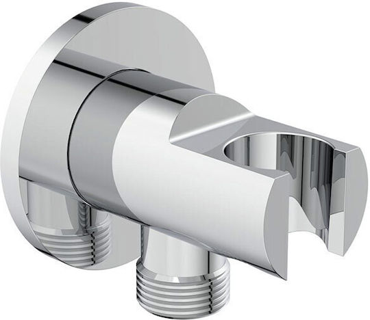 Ideal Standard Ceraline Set Σετ Μίκτης, Τηλέφωνο & Κεφαλή Ντουζ Εντοιχισμού Ντουζιέρας 2 Εξόδων Ασημί