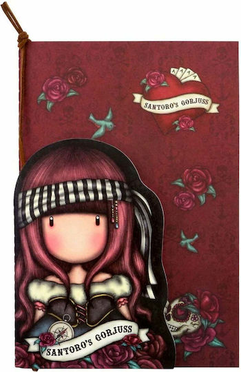 Santoro Pirates Mary Rose Set 2 Notebooks A5 Ruled Red
