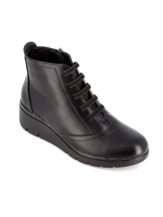 B-Soft Botine pentru femei Platforma Negru