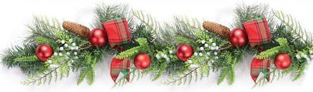 Lianos Weihnachtliche Girlande Plastik Grün 120cm 1Stück