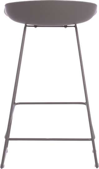 Stool Bar made of Polypropylene Grey 44x44x74cm