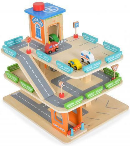 Ecotoys Γκαράζ με Ανελκυστήρα Γκαράζ