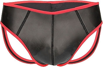 Shots Ouch Neoprene Jockstrap Black / Red
