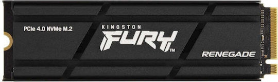 Kingston Fury Renegade cu Radiator SSD 2TB tip M.2 cu Conexiune PCI Express 4.0 și Radiator Compatibil cu PS5 SFYRDK/2000G