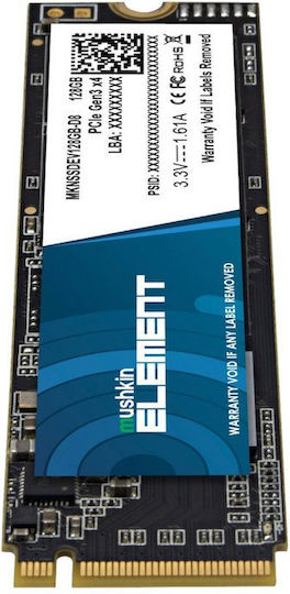 Mushkin Element SSD 1000ГБ M.2 NVMe PCI Express 3.0 MKNSSDEV1TB-D8