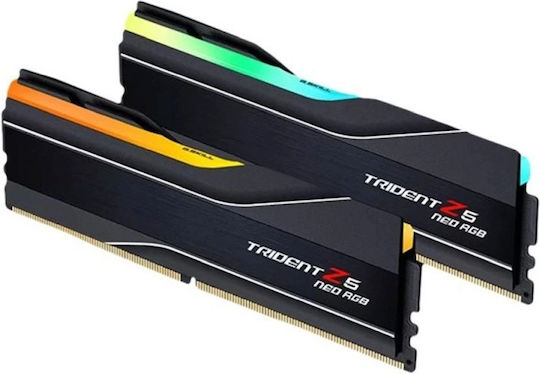 G.Skill Trident Z5 Neo RGB DDR5 32GB RAM με 2x16GB Modules και Ταχύτητα 6000 για Desktop