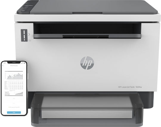 HP LaserJet Tank MFP 1604w Black and White All In One Printer