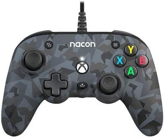 Nacon Pro Compact Cu fir Gamepad pentru PC / Xbox One / Xbox Series Camo Grey