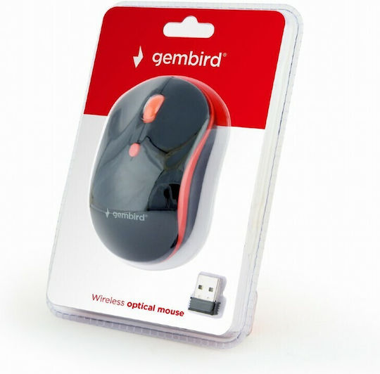 Gembird MUSW-4B-03 Kabellos Maus Black/Red