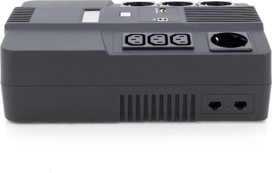 Digitus DN-170110 UPS Line-Interactive 600VA 360W με 7 Πρίζες