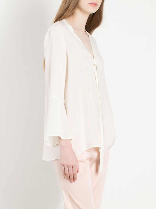 MARELLA TOP SILK WHITE