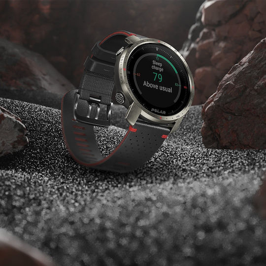 Polar Grit X Pro Titan Rezistent la apă Smartwatch (Titan)