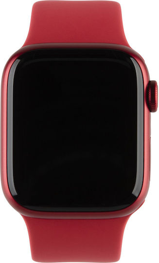 Apple Watch Series 8 Aluminium 41mm Waterproof with Heart Rate Monitor ((Product) Red)