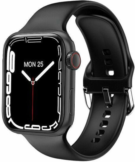 NO.1 N78 Smartwatch με Παλμογράφο (Μαύρο)