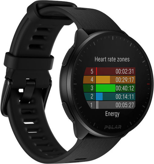 Polar Pacer 45mm Smartwatch with Heart Rate Monitor (Night Black)