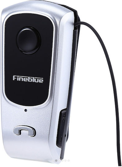Fineblue F920 In-ear Bluetooth Handsfree Ακουστικό Πέτου Ασημί