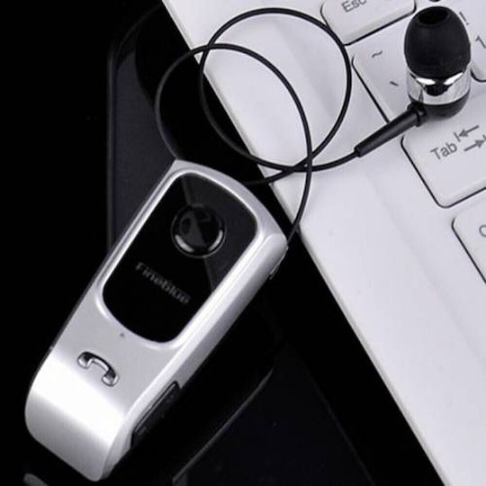 Fineblue F920 In-ear Bluetooth Handsfree Ακουστικό Πέτου Ασημί
