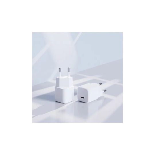 Platinet Charger Without Cable with USB-C Port 20W Power Delivery Whites (PL0428)
