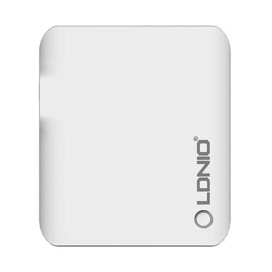 Ldnio Φορτιστής Χωρίς Καλώδιο με 4 Θύρες USB-A Λευκός (A4403 UK)
