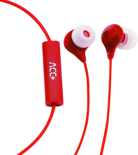 ACC+ Soul In-ear Handsfree με Βύσμα 3.5mm Κόκκινο
