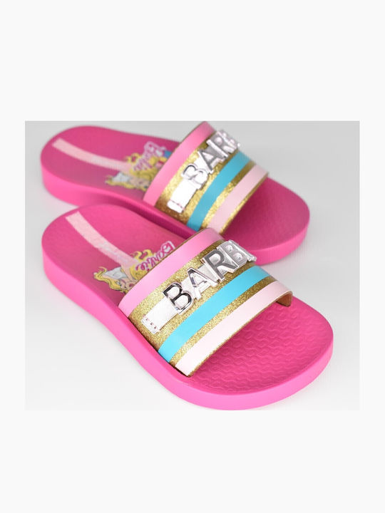Παιδικές Σαγιονάρες Slides Barbie Ροζ