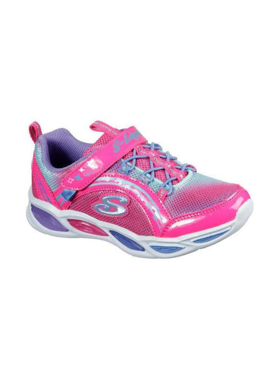 Skechers Kinder-Sneaker Shimmer Beams mit Lichtern Fuchsie