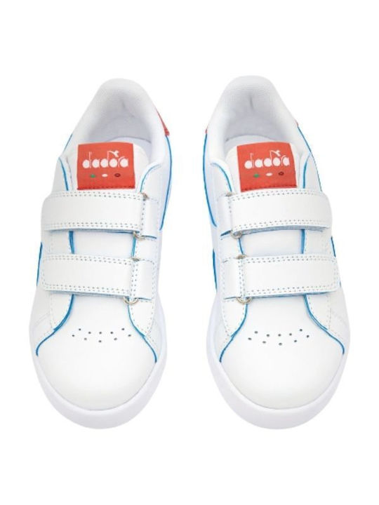 Diadora Kids Sneakers with Scratch White