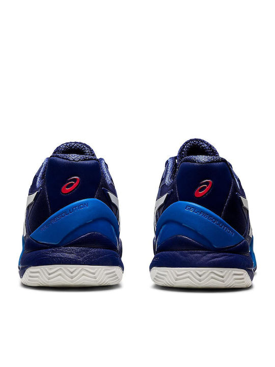 ASICS Gel-Resolution 8 Bărbați Pantofi Tenis Terenuri de lut Scafandru Albastru / Alb