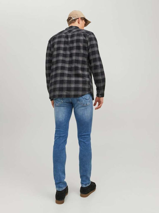 Jack & Jones Pantaloni de Bărbați din Jean în Croială Slim Blue