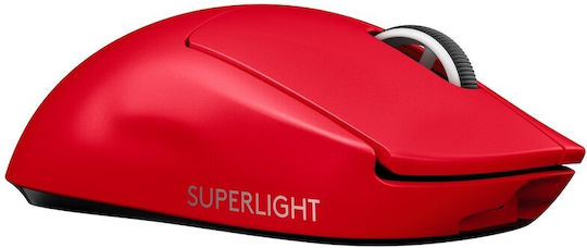 Logitech Pro X Superlight Ασύρματο Gaming Ποντίκι 25600 DPI Κόκκινο