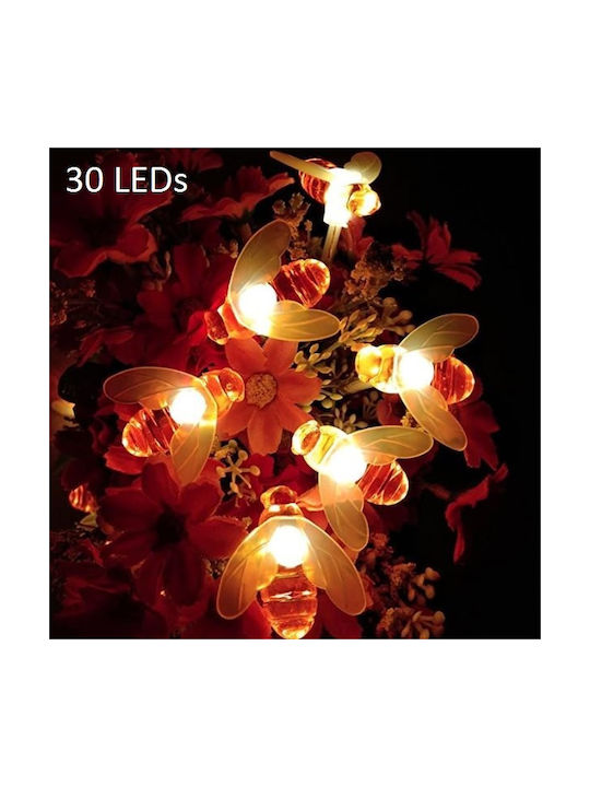 Decorative Lamp Garland LED Battery Transparent