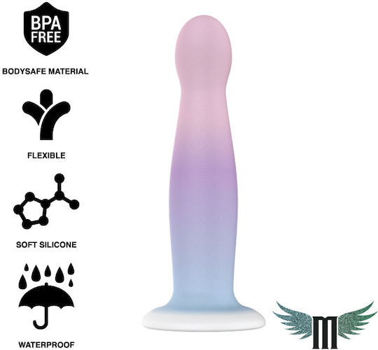 Mythology Garrick Nayade Ρεαλιστικό Dildo με Βεντούζα Μωβ 16.5cm